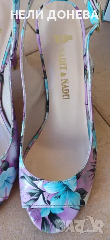 Разкошни Сандали Nadit & Nadit Естествена Кожа! НОВИ! №36, снимка 4 - Сандали - 49424832