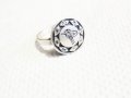 стар сребърен пръстен, стар османски сребърен пръстен с тугра, тура, турски пръстен , снимка 1 - Пръстени - 33007489