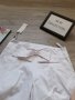 Нов уникален панталон с панделка в бял сив и розов  цвят на намаление, снимка 4