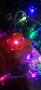 Многоцветни коледни LED лампички с цветя с щепсел - Многоцветни, дължина - 5м, 28бр лампички., снимка 13