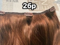 Екстеншъни екстейшъни естествена коса слагана веднъж щипки редове , снимка 4