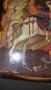 Голяма дървена икона на св.Георги. Много запазена. Внос от Гърция, снимка 4