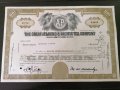 Сертификат за притежание на 100 акции (САЩ) | The Great Atlantic & Pacific Tea Company | 1973г.