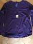 тъмно лилава с бляскави отенъци блуза с дълъг ръкав, снимка 1 - Блузи с дълъг ръкав и пуловери - 36468249