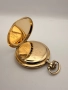 Винтидж джобен часовник DRUSUS – Германия, Gold-Doublé, гравиран корпус, снимка 8