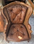 Кресло Луи с естествена кожа, снимка 2
