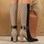 Дамски елегантни високи ботуши, снимка 2