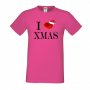 Мъжка тениска Коледа I Love XMAS, снимка 4