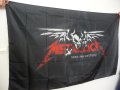 Metallica знаме флаг Металика Seek And Destroy heavy metal хеви метъл, снимка 2