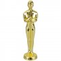 Статуетката Оскар 21.5 см от метал имитиращ злато. Подходяща за награждаване на участниците в творче, снимка 1