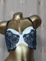 Hunkemoller 80 F Бял сутиен с черна дантела , снимка 5