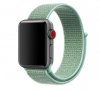 Текстилна каишка band за Apple Watch 7,6, 5, 4, 3 - велкро  sea/ зелен цвят, снимка 1