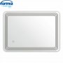 Интерактивно огледало за баня с LED осветление 80×60 см и система против замъгляване, снимка 1 - Огледала - 27489062