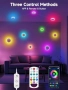 Нови Цветни RGB лампи за парти, гейминг и декорация с управление през app, снимка 3