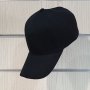 Нова изчистена шапка с козирка в черен цвят, снимка 3