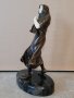 През бурята скулптура стил АРТ ДЕКО Франция 19 век бронз и слонова кост, снимка 5
