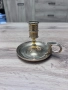 Винтидж месингов свещник с дръжка, снимка 1