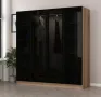 Модерен гардероб със стъклени врати, снимка 5