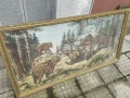 Стари ковьори в рамка и стъкло., снимка 13
