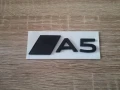 черен гланц емблема Audi A5 нов стил, снимка 4