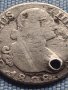Сребърна монета 2 реала 1808г. Карлос четвърти Мадрид Испания 13629, снимка 5