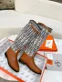 Дамски ботуши Hermes 37-38 Налични, снимка 1