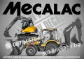 MECALAC строителна и аграрна механизация стикери надписи фолио