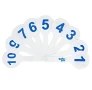 Табелки с цифри и числа 1-20, Двустранни, 10 броя. Комплект пластмасови табелки за първи клас. , снимка 1