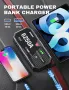 Стартерно устройство V2 Jump starter подаване на ток бустер PowerBank, снимка 6