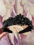 Диадема с черни кристали, снимка 1 - Аксесоари за коса - 44019548