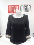 Черна блуза шифон, снимка 1 - Блузи с дълъг ръкав и пуловери - 34793989