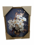 Kартина с нежна ваза и разцъфнали цветя (001), снимка 1 - Картини - 44880046