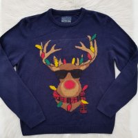 Мъжки Коледен пуловер размер XXL , снимка 4 - Пуловери - 43292787