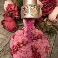 3D чаша от постояни рози подарък за влюбените Свети Валентин, снимка 9 - Декорация за дома - 27811616
