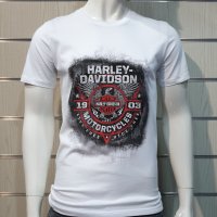 Нова мъжка тениска с дигитален печат MOTOR HARLEY DAVIDSON, мотори, снимка 9 - Тениски - 36871715