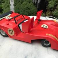 Стара количка Ferrari 312 Pb Race Car #12 Дистанционно управление GDR 35cm , снимка 5 - Колекции - 42951171