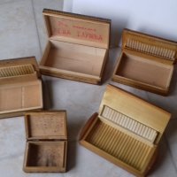 Стари дървени кутии, снимка 2 - Табакери - 27600899