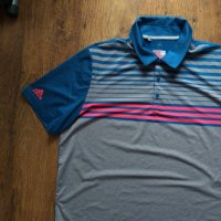 adidas Ultimate365 3-Stripes Heathered Polo Shirt - страхотна мъжка тениска, снимка 8 - Тениски - 40882871