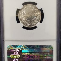 Сребърна монета 1 лев 1913 NGC, снимка 3 - Нумизматика и бонистика - 33437018