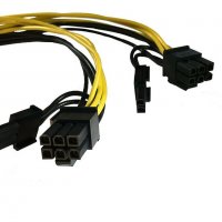 36.Кабел PCI-Един 6 пинов конектор към два 8-pin To 2x 6+2-pin (6-pin8-pin). за захранване на видеок, снимка 3 - Кабели и адаптери - 25521891