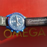 Кварцов часовник OMEGA и SWATCH /Speedmaster/Лунен часовник Мисия до Нептун/180лв., снимка 2 - Мъжки - 39128829