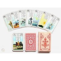 карти оракул AGM LENORMAND RED OWL нови​ Традиционния оракул Blue Owl Lenormand сега с пояснителни с, снимка 3 - Карти за игра - 32626347