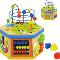 TOP BRIGHT Дървена играчка с кубчета за активност, снимка 1 - Образователни игри - 35211126