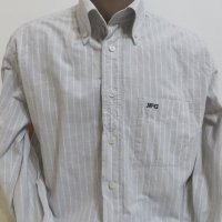 Мъжка риза с дълъг ръкав памук и лен McGregor, снимка 2 - Ризи - 28280478