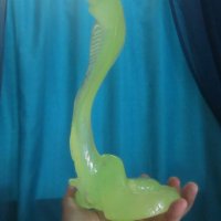 Фосфоресцираща и променяща цвета си змия - кобра фигура пластика статуетка, снимка 15 - Статуетки - 33517776