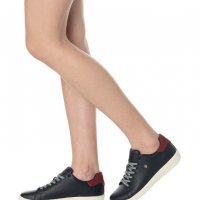 ПРОМО 🍊 U.S. POLO® № 38 🍊 Оригинални кожени спортни обувки DARK BLUE & RED нови с кутия, снимка 5 - Дамски ежедневни обувки - 26727164