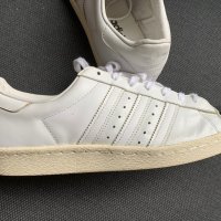 Adidas superstar 43 1/3 real leather , снимка 6 - Маратонки - 36662845