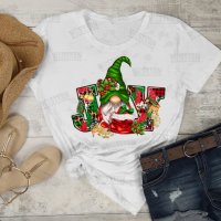 Тениска с коледна щампа / Коледна тениска / Коледен гном JOY, снимка 1 - Тениски - 43067118