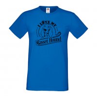 Мъжка тениска I Love My Basset Hound Dog,Куче, животно,подарък,изненада, снимка 4 - Тениски - 36932742