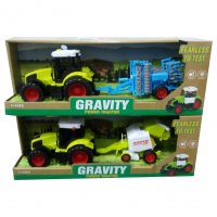 Трактори със звук и светлина, в кутия - 66171, снимка 1 - Коли, камиони, мотори, писти - 38768093